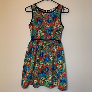 Soprano Sleeveless A-line floral dress!